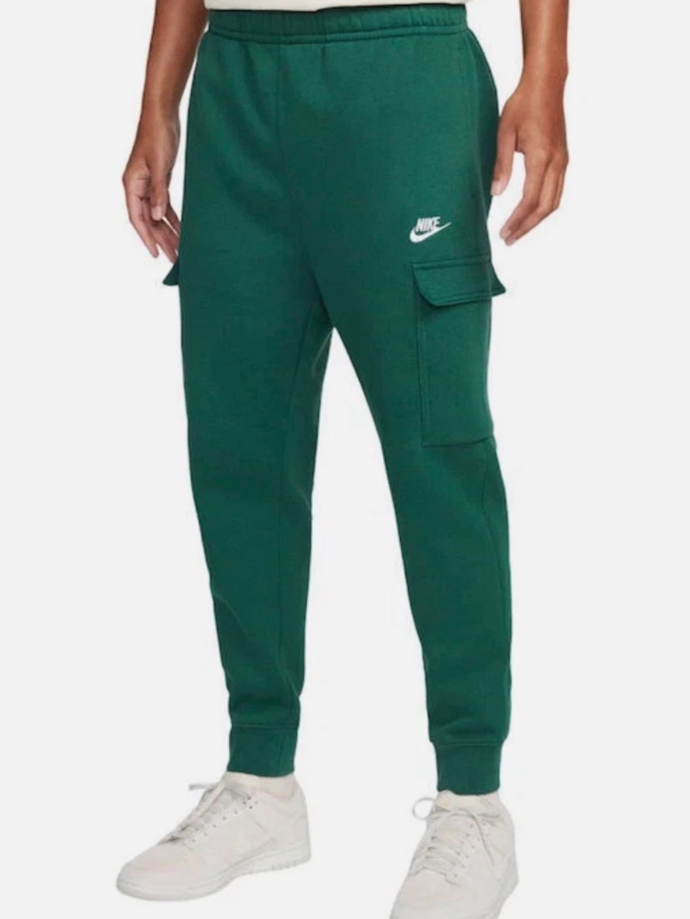 Streetwear Nike Sportswear Club Fleece fall Cargo cozy Joggers Green Men’s Small